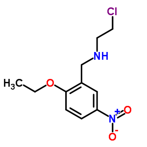 N-(2-氯乙基)-2-乙氧基-5-硝基苄胺结构式_56538-02-4结构式