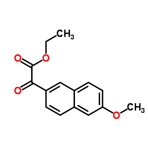 6-甲氧基-2-萘甲酰基甲酸乙酯结构式_56547-13-8结构式