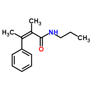 (Z)-α,β-二甲基-n-丙基肉桂酰胺结构式_56604-96-7结构式
