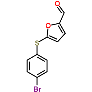 5-[(4-溴苯基)磺酰基]-2-糠醛结构式_56656-94-1结构式
