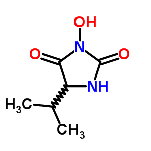 3-羟基-5-异丙基乙内酰脲结构式_56775-98-5结构式
