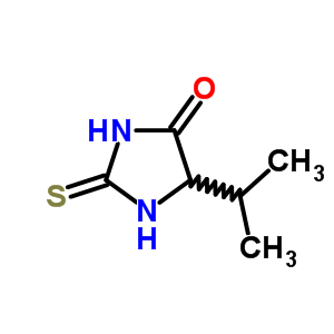 5-异丙基-2-硫氧代-4-咪唑啉酮结构式_56805-20-0结构式