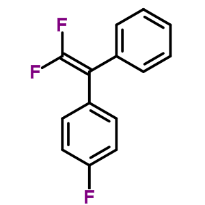 1-(2,2-二氟-1-苯基乙烯基)-4-氟苯结构式_569-72-2结构式