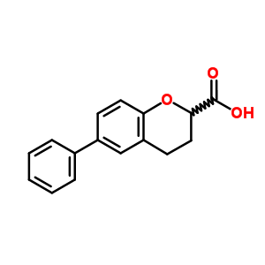 6-Phenylchroman-2-carboxylic acidStructure,56926-39-7Structure 6-Phenylchroman-2-carboxylic acid Structure,56926-39-7Structure