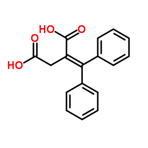 (二苯基亚甲基)-丁二酸结构式_5693-09-4结构式