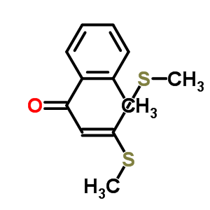 3,3-双-甲基磺酰基-1-邻甲苯-丙烯酮结构式_56944-66-2结构式