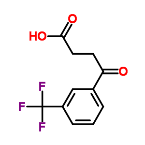 4-氧代-4-(3-三氟甲基苯基)丁酸结构式_56948-76-6结构式