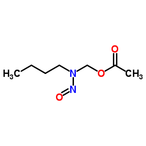 N-亚硝基-n-(乙酰氧基甲基)丁基胺结构式_56986-36-8结构式