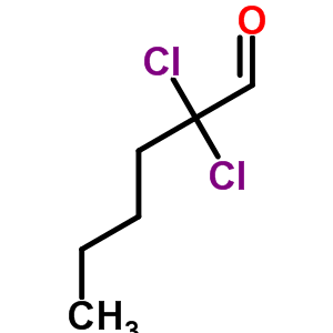 2,2-二氯己醛结构式_57024-78-9结构式