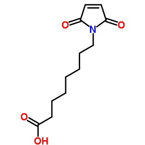 N-(羧基庚基)马来酰亚胺结构式_57079-00-2结构式