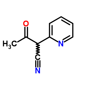 3-氧代-2-吡啶-2-基-丁腈结构式_57115-24-9结构式