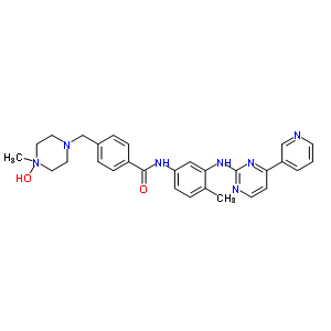 伊马替尼(哌啶)-N-氧化物结构式_571186-91-9结构式