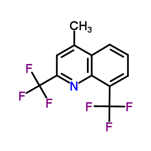 2,8-双(三氟甲基)-4-甲基喹啉结构式_57124-23-9结构式