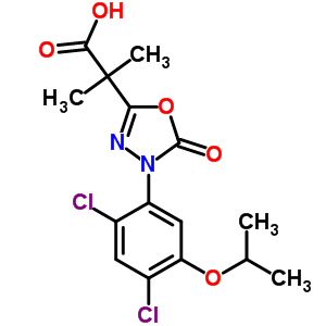 恶草灵酸结构式_57198-84-2结构式