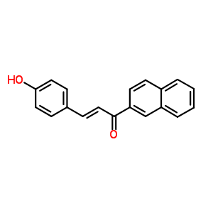 2-[3-(4-羟基苯基)丙烯酰基]萘结构式_57221-63-3结构式