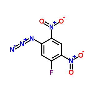 2,4-二硝基-5-氟苯基叠氮化物结构式_57258-58-9结构式