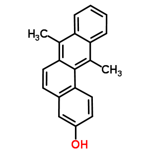 3-羟基-7,12-二甲基苯(a)蒽结构式_57266-83-8结构式