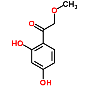 1-(2,4-二羟基苯基)-2-甲氧基-1-乙酮结构式_57280-75-8结构式