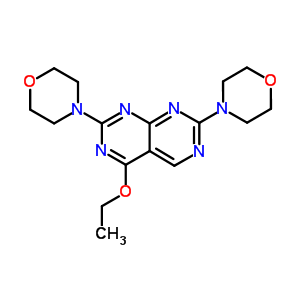 4-乙氧基-2,7-二-4-吗啉-嘧啶并[4,5-d]嘧啶结构式_5730-46-1结构式