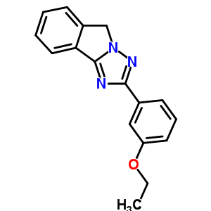 2-(3-乙氧基苯基)-5H-[1,2,4]噻唑并[5,1-a]异吲哚结构式_57312-08-0结构式
