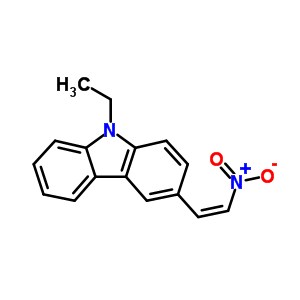 9-乙基-3-(2-硝基乙烯)-9H-咔唑结构式_57412-02-9结构式