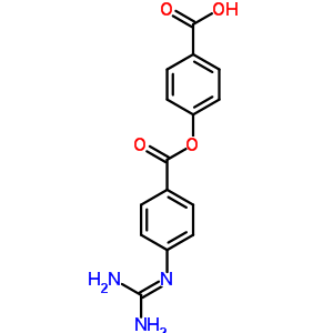 4-羧基苯基 4-胍苯甲酸结构式_57438-36-5结构式