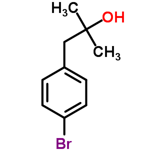 1-(4-溴苯基)-2-甲基丙烷-2-醇结构式_57469-91-7结构式