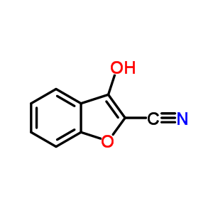3-羟基苯并呋喃-2-甲腈结构式_57477-68-6结构式