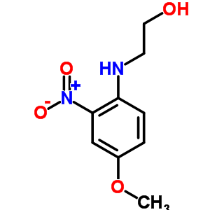2-硝基-n-羟基乙基-p-氨基苯甲醚结构式_57524-53-5结构式