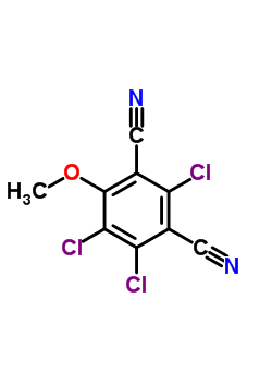 2,4,5-三氯-6-甲氧基异酞腈结构式_57531-87-0结构式