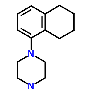 1-(5,6,7,8-四氢萘-1-基)哌嗪结构式_57536-84-2结构式