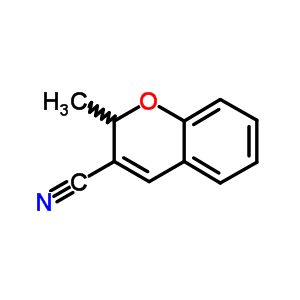 2-甲基-2H-1-苯并吡喃-3-甲腈结构式_57543-73-4结构式