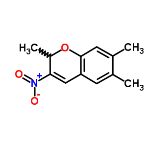 3-硝基-2,6,7-三甲基-2H-1-苯并吡喃结构式_57543-83-6结构式