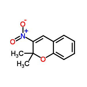 2,2-二甲基-3-硝基-2H-1-苯并吡喃结构式_57544-29-3结构式