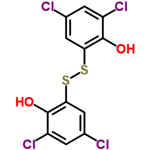 2,2-二硫代双(4,6-二氯苯酚)结构式_57548-07-9结构式