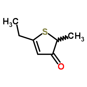 5-乙基-2-甲基-噻吩-3-酮结构式_57556-03-3结构式