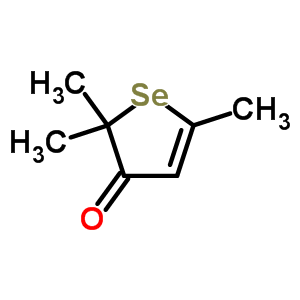 2,2,5-三甲基-3(2H)-硒吩酮结构式_57556-11-3结构式