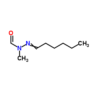己醛甲基甲酰基肼酮结构式_57590-22-4结构式
