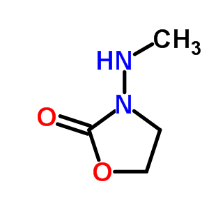 3-甲基氨基噁唑啉-2-酮结构式_5765-15-1结构式