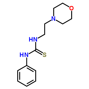 1-(2-吗啉乙基)-3-苯基硫代脲结构式_57723-02-1结构式