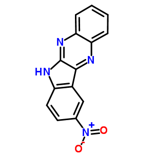 9-硝基-6H-吲哚并[2,3-b]喹噁啉结构式_57743-37-0结构式
