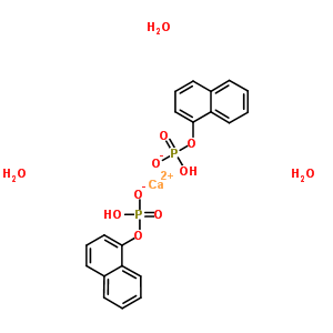 1-萘磷酸钙结构式_57775-19-6结构式
