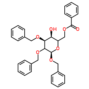 2,3,6-三-O-苄基-β-D-半乳糖吡喃糖苷苄酯结构式_57783-81-0结构式
