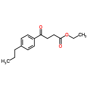 4-(4-n-丙基苯基)-4-氧代丁酸乙酯结构式_57821-80-4结构式