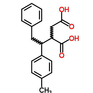2-[1-(4-甲基苯基)-2-苯基乙基]-丁二酸结构式_5796-74-7结构式