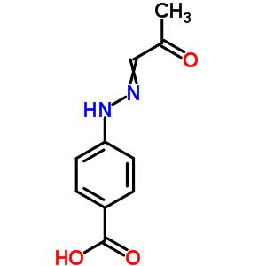 (9ci)-4-[(2-氧代亚丙基)肼基]-苯甲酸结构式_57965-40-9结构式
