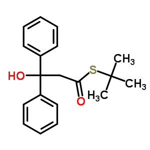 3-羟基-3,3-二苯基-1-叔丁基磺酰基-丙烷-1-酮结构式_58058-57-4结构式