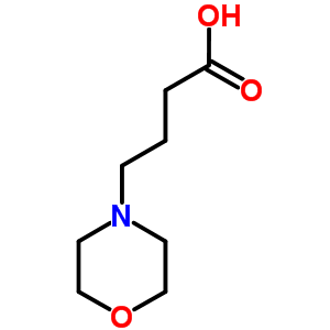 4-吗啉-4-基丁酸盐酸盐结构式_5807-09-0结构式
