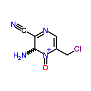 3-氨基-5-(氯甲基)-2-吡嗪甲腈 4-氧化物结构式_58091-59-1结构式