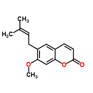 软木花椒素结构式_581-31-7结构式
